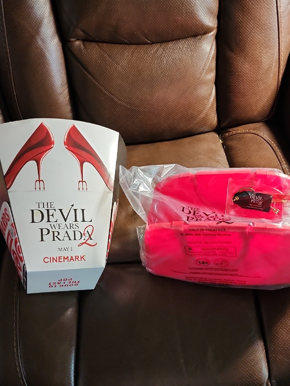 Devil Wears Prada 2 Official AUTHENTIC Popcorn Pail